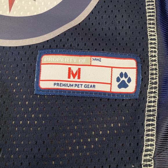 Winnipeg Jets dog jersey and leash - Picture 5 of 7
